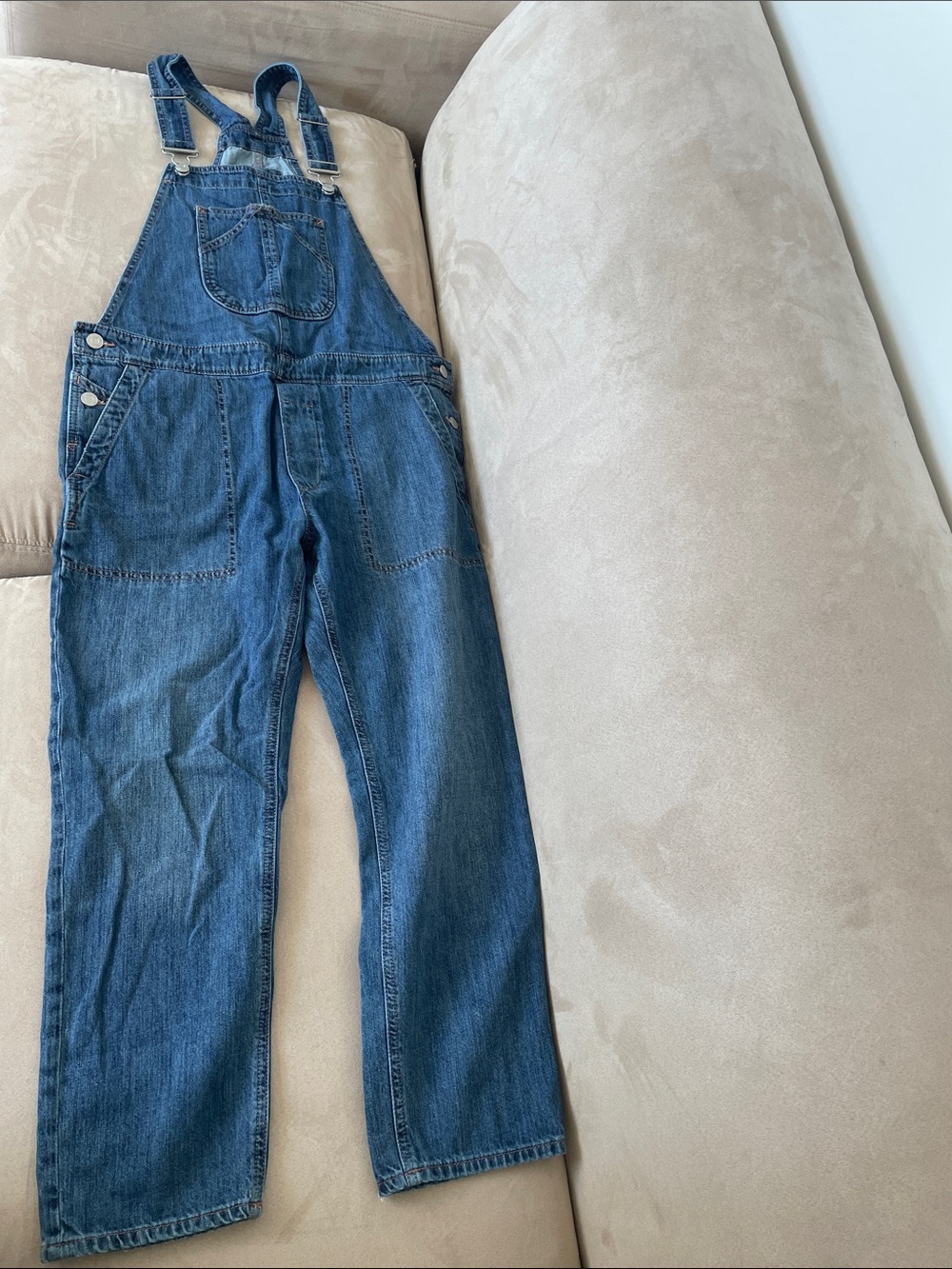 GAP Medium Blue Denim Women's Overalls
